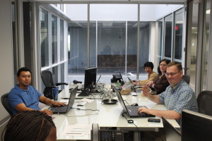 Entrance intern area