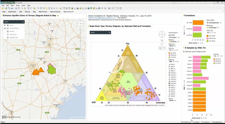 Spotfire Map Chart